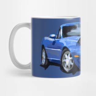 Mazda Miata blue Mug